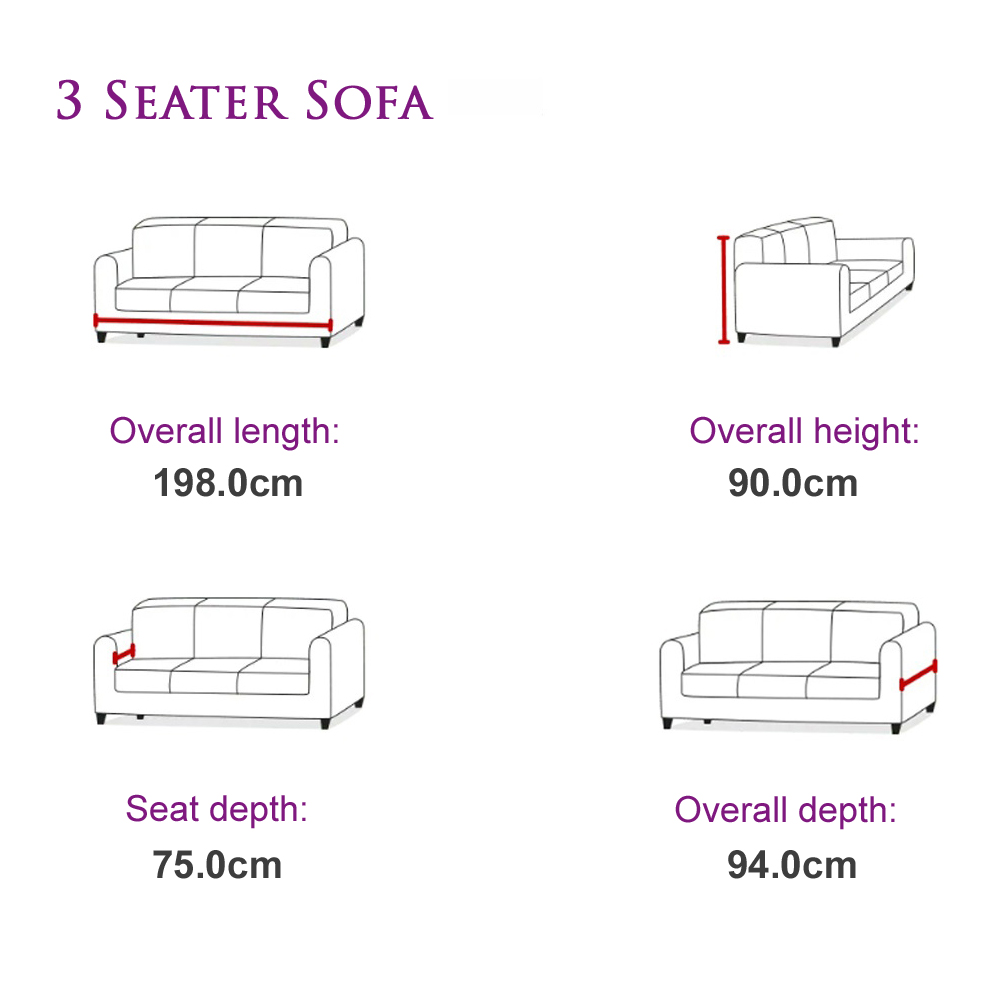 Dino Jumbo Cord with Leather 3+2 Seater Fabric Sofa in Grey with Black