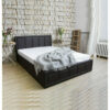 Brown leather Storage Bed main