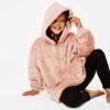 hoodie blankets-kids-pink-1