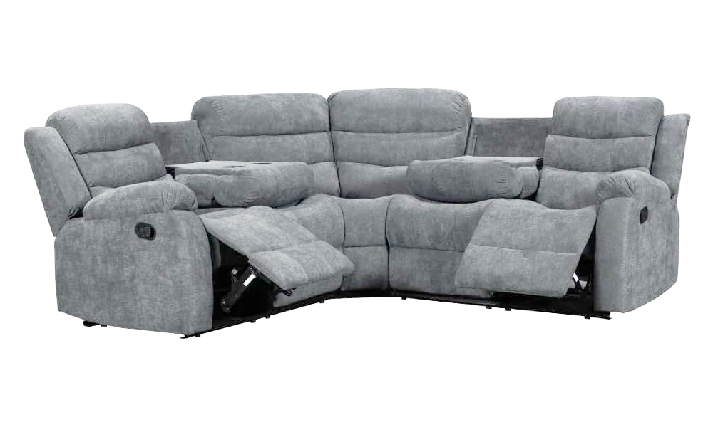 ROMA LINEN CORNER SOFA GREY