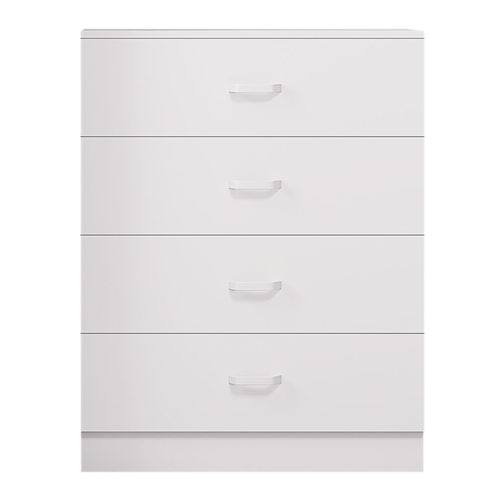 TUNIS MATT WHITE 4 DRAWER