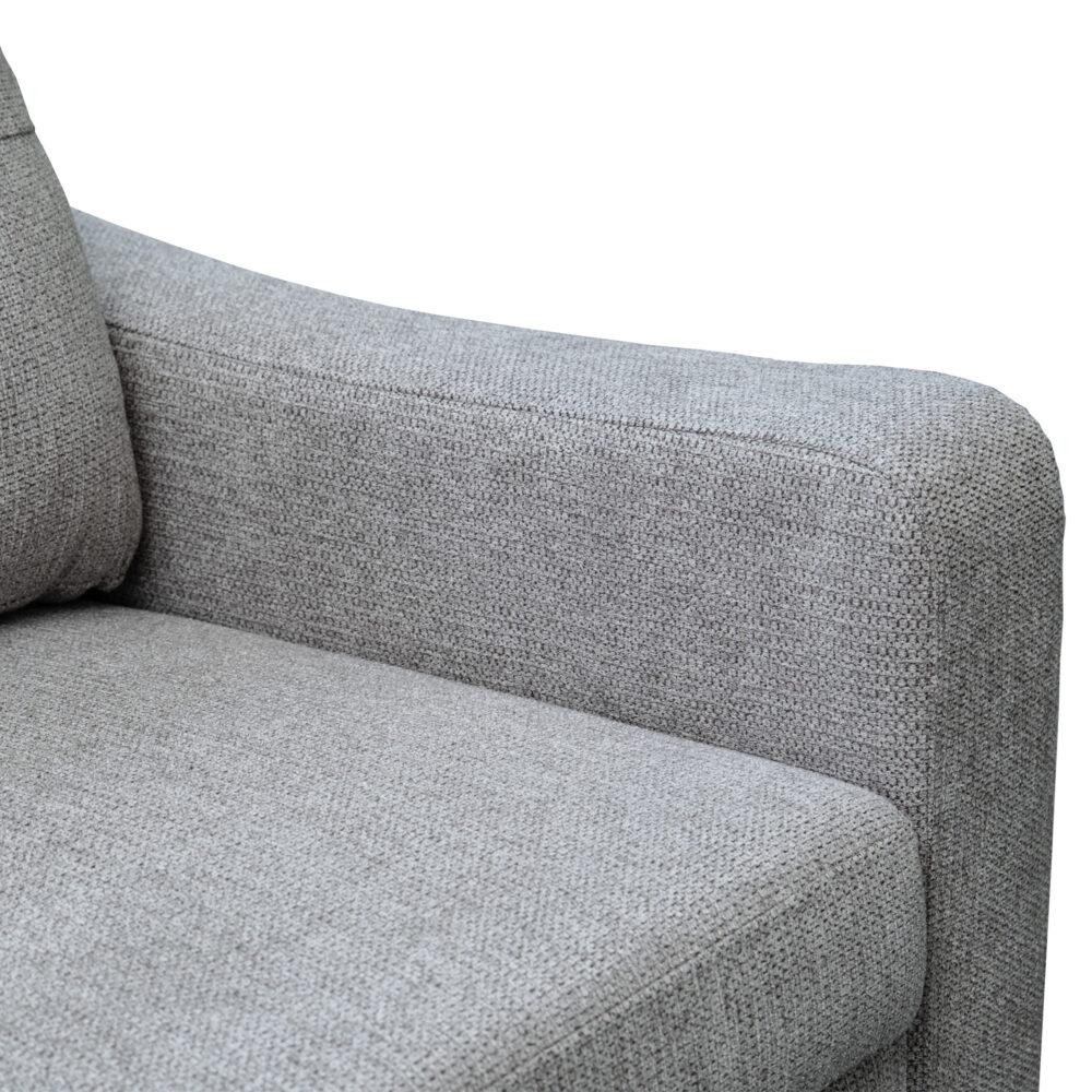 Berkley Linen 3+2 Seater Fabric Sofa in Grey