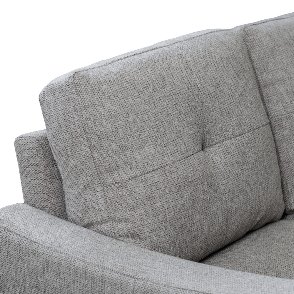 Berkley Linen 3+2 Seater Fabric Sofa in Grey