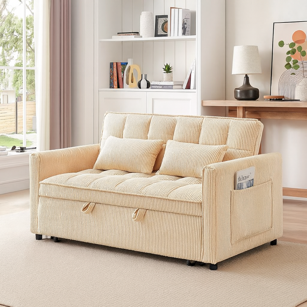 Modena Jumbo Cord Cream