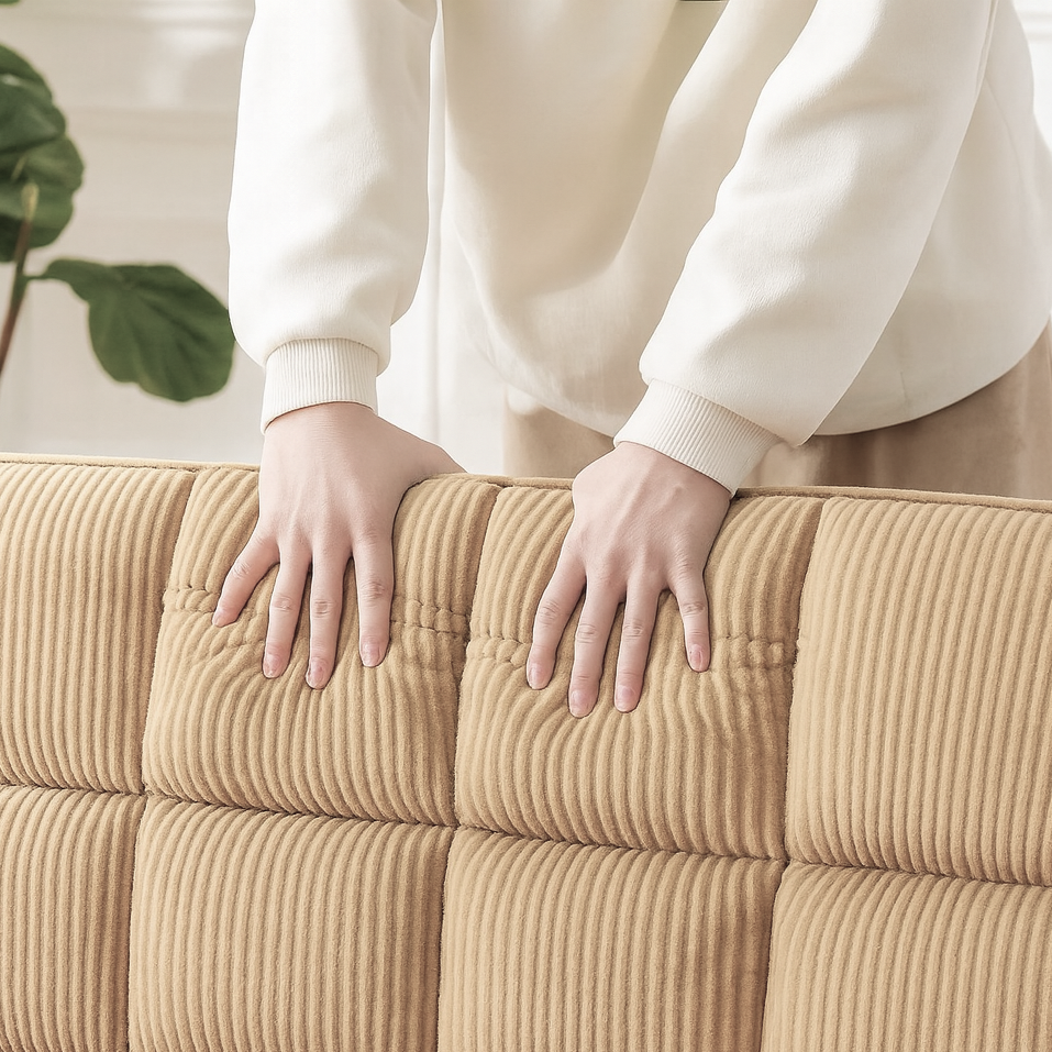 Modena Jumbo Cord Cream