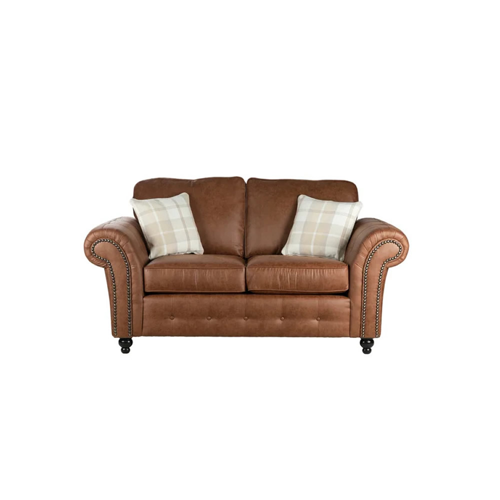 Oakland Suede Sofa 3+2 Seater Fabric Sofa in Tan Brown Oakland Suede Sofa 3+2 Seater Fabric Sofa in Tan Brown - Image 7