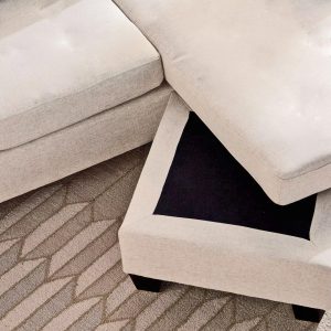 Luna Linen Fabric 3 Seater Convertible Sectional Sofa in Beige Luna Linen Fabric 3 Seater Convertible Sectional Sofa in Beige - Image 7