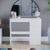 Carlton Dressing Table With 3 Drawers in Matt White