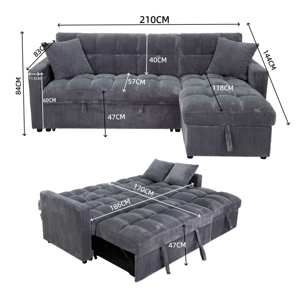 Modena 2480 Jumbo Cord Dimensions
