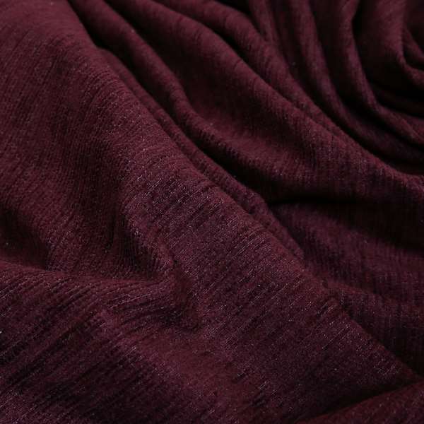 Dylan Chenille 3+2 Seater Fabric Sofa in Aubergine