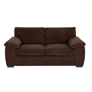 Alternative view of Amalfi Jumbo Cord Chocolate Sofa 3+2 Fabric Sofa in Chocolate