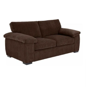 Amalfi Jumbo Cord Chocolate Sofa 3+2 Fabric Sofa in Chocolate - Image 3