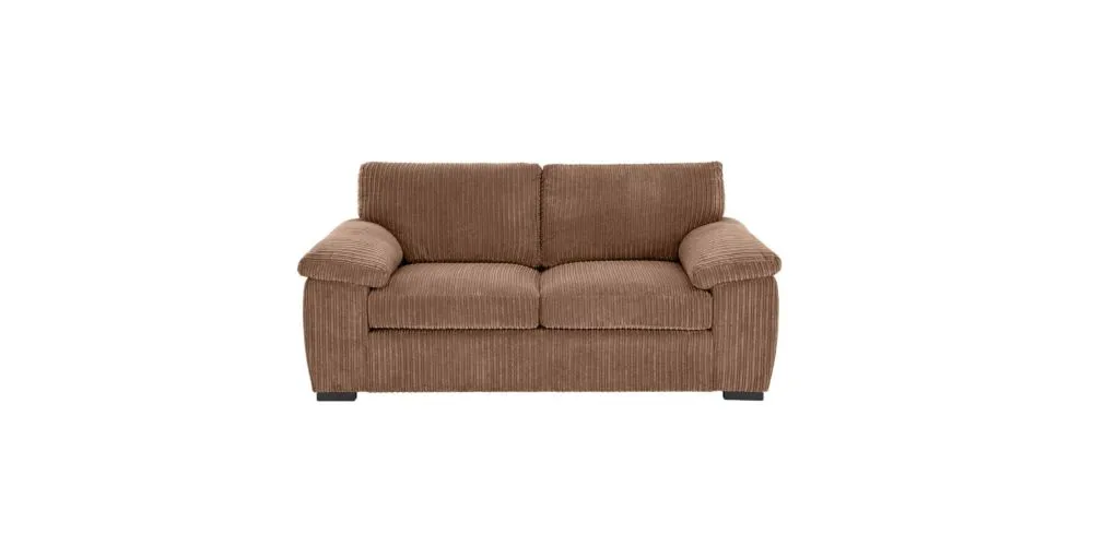 Amalfi Jumbo Cord Coffee Sofa 3+2 Fabric Sofa in Coffee Amalfi Jumbo Cord Coffee Sofa 3+2 Fabric Sofa in Coffee - Image 2