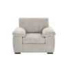 Amalfi Jumbo Cord Fabric Armchair in Cream