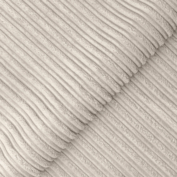 Amalfi Jumbo Cord Cream Sofa 3+2 Fabric Sofa in Cream