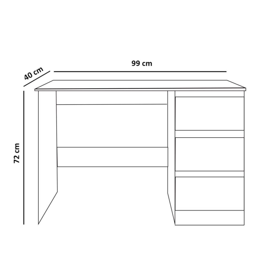 Carlton Dressing Table Dimensions