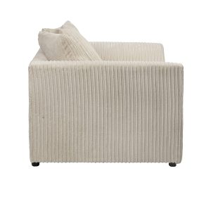 Dylan Jumbo Cord 3+2 Seater Fabric Sofa in Cream Dylan Jumbo Cord 3+2 Seater Fabric Sofa in Cream - Image 7