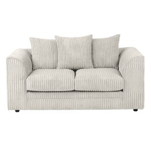 Dylan Jumbo Cord 3+2 Seater Fabric Sofa in Cream Dylan Jumbo Cord 3+2 Seater Fabric Sofa in Cream - Image 4