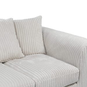 Alternative view of Dylan Jumbo Cord 3+2 Seater Fabric Sofa in Cream