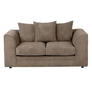 Dylan Jumbo Cord 3+2 Seater Fabric Sofa in Coffee - Image 4