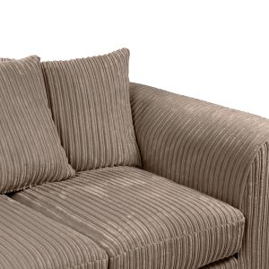 Alternative view of Dylan Jumbo Cord 3+2 Seater Fabric Sofa in Coffee