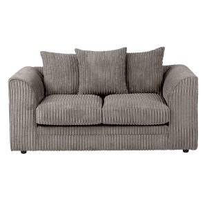 Dylan Jumbo Cord 3+2 Seater Fabric Sofa in Grey Dylan Jumbo Cord 3+2 Seater Fabric Sofa in Grey - Image 8