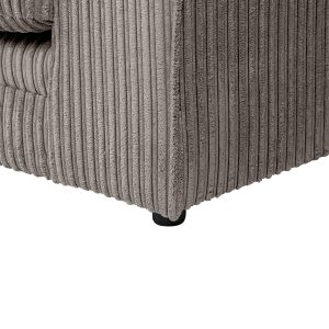 Dylan Jumbo Cord 3+2 Seater Fabric Sofa in Grey Dylan Jumbo Cord 3+2 Seater Fabric Sofa in Grey - Image 11