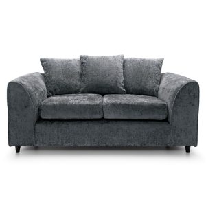 Dylan Chenille 3+2 Seater Fabric Sofa in Grey - Image 3