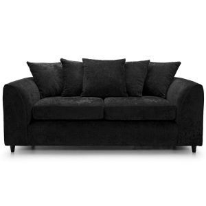 Alternative view of Dylan Chenille 3+2 Seater Fabric Sofa in Black