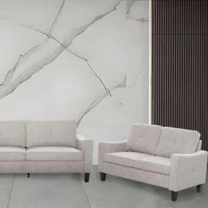Berkley Linen 3+2 Seater Fabric Sofa in Beige Berkley Linen 3+2 Seater Fabric Sofa in Beige - Image 3