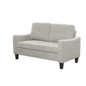 Berkley Linen 3+2 Seater Fabric Sofa in Beige Berkley Linen 3+2 Seater Fabric Sofa in Beige - Image 5