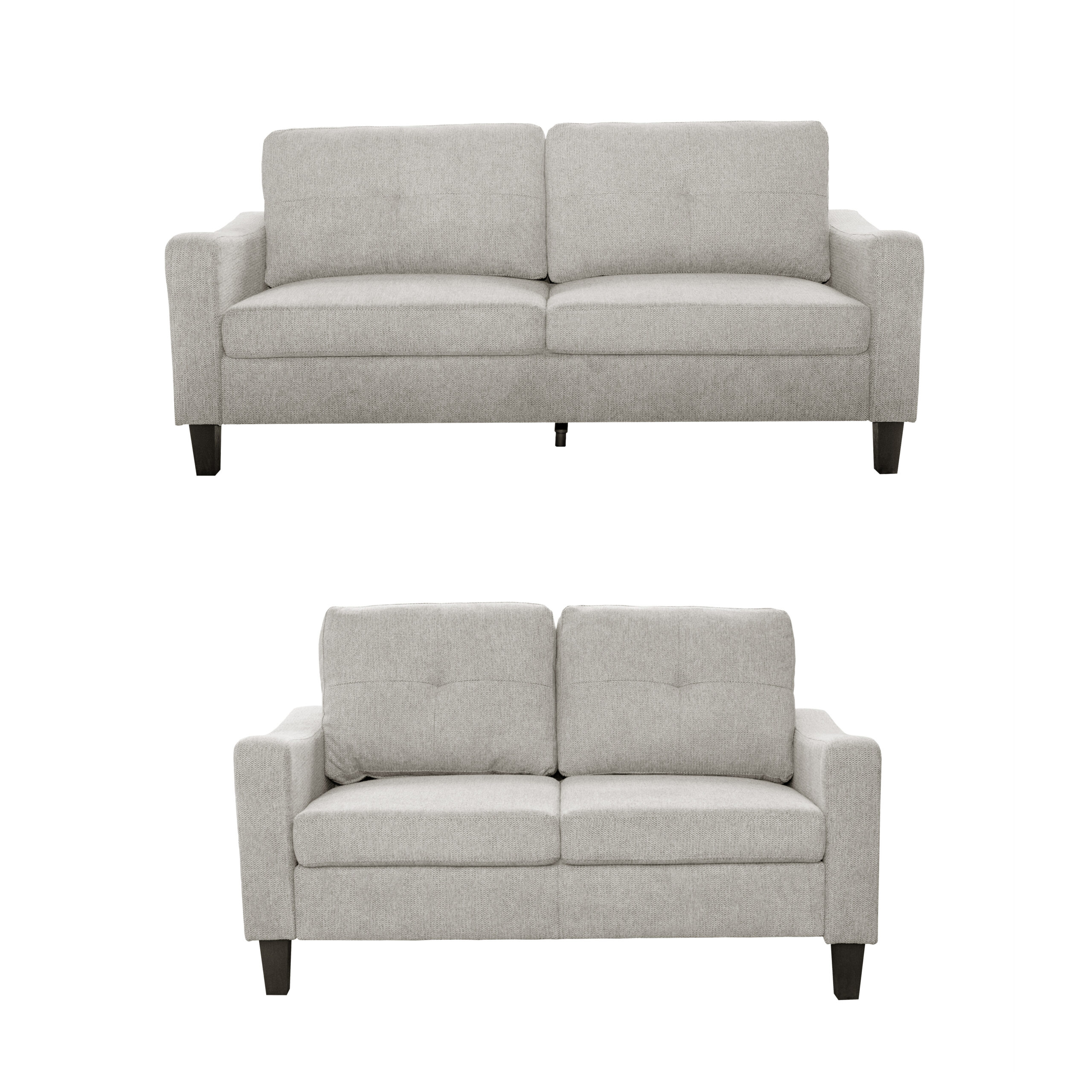 Berkley Linen 3+2 Seater Fabric Sofa in Beige Berkley Linen 3+2 Seater Fabric Sofa in Beige