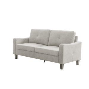 Berkley Linen 3+2 Seater Fabric Sofa in Beige Berkley Linen 3+2 Seater Fabric Sofa in Beige - Image 4