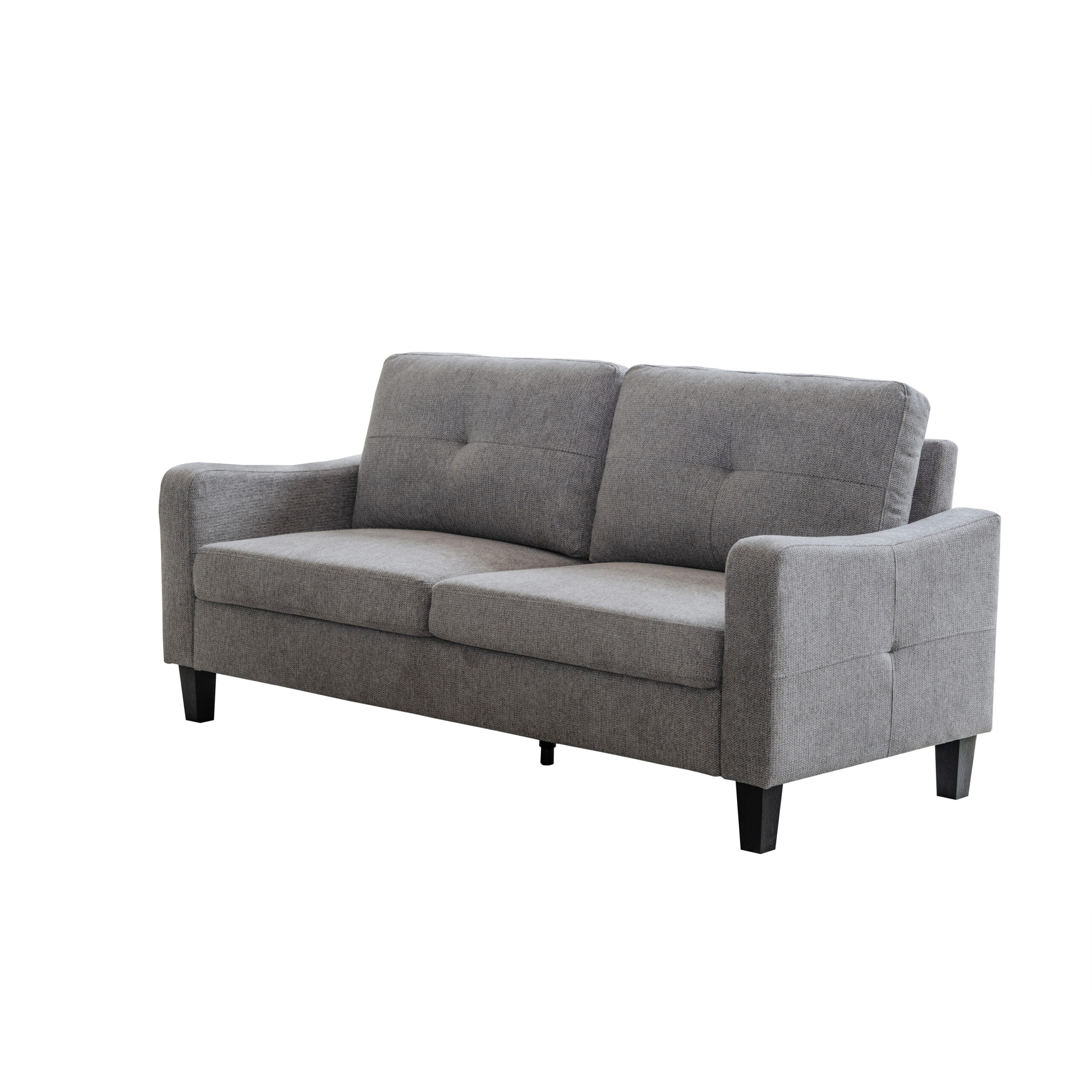 Berkley Linen 3+2 Seater Fabric Sofa in Grey Berkley Linen 3+2 Seater Fabric Sofa in Grey - Image 4
