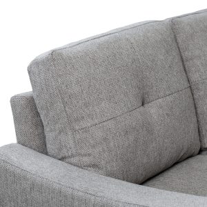 Berkley Linen 3+2 Seater Fabric Sofa in Grey Berkley Linen 3+2 Seater Fabric Sofa in Grey - Image 2
