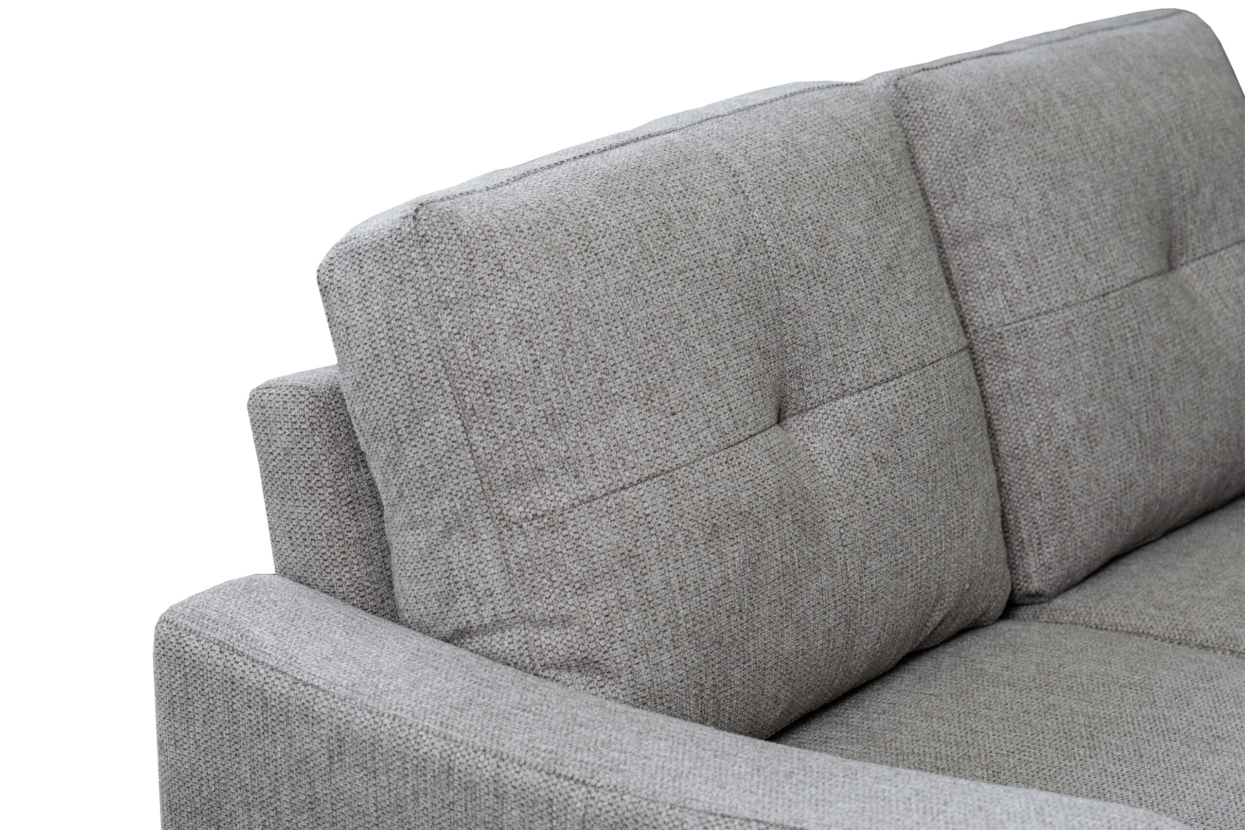 Berkley Linen 3+2 Seater Fabric Sofa in Grey Berkley Linen 3+2 Seater Fabric Sofa in Grey - Image 2