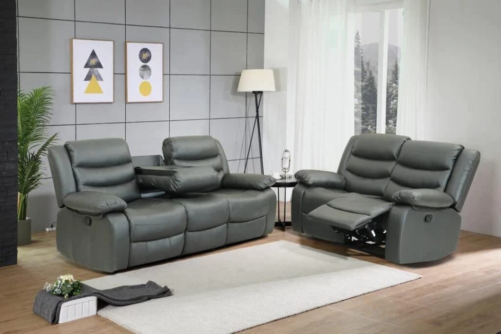 Roma Grey 3 Plus 2 Sofa