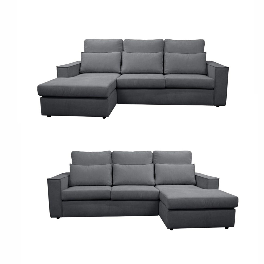 Soho L Shape Corner Sofa in Grey